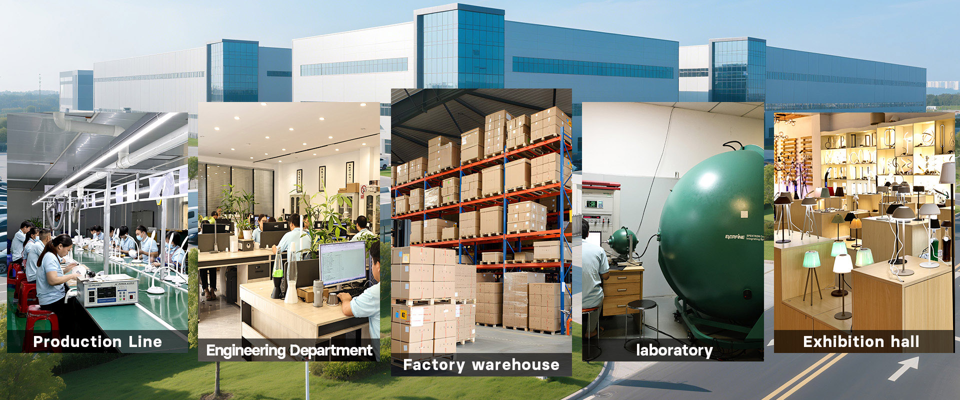 क्ल्याम्प बत्ती कारखाना