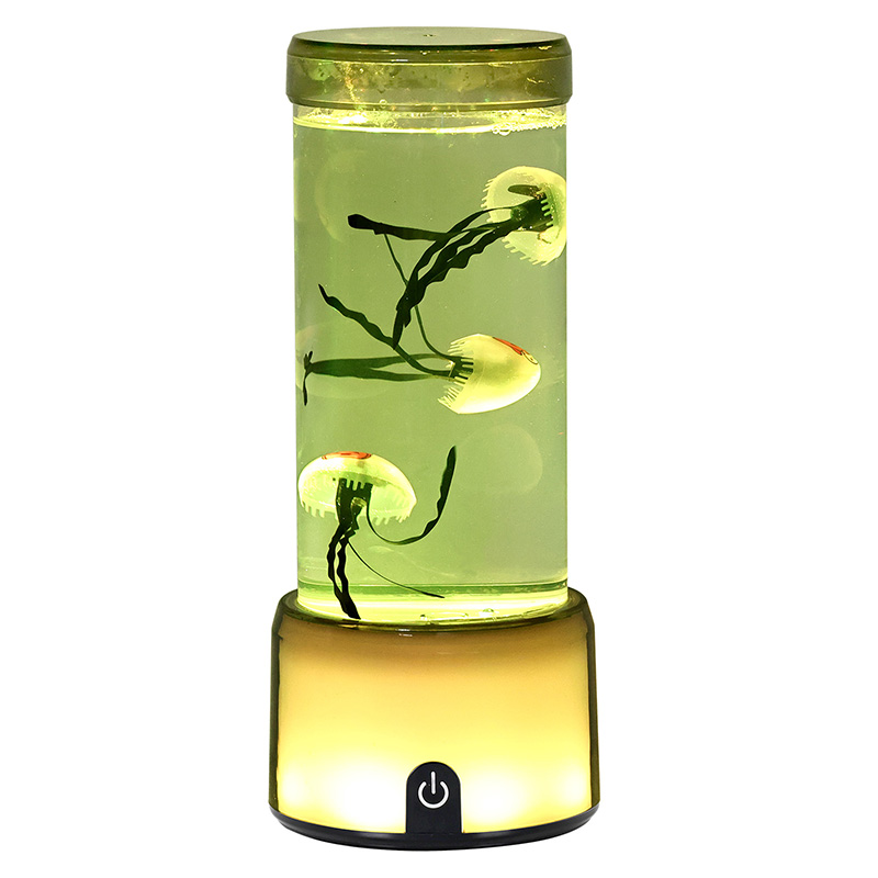 RGB एलईडी कालो जेलीफिश बत्ती